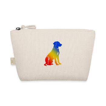 Dachshund BadgerDog Colorful Dog Colorful - Organic Pouch - nature - Front