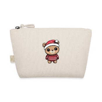 Bear Christmas Comic - Organic Pouch - nature - Front