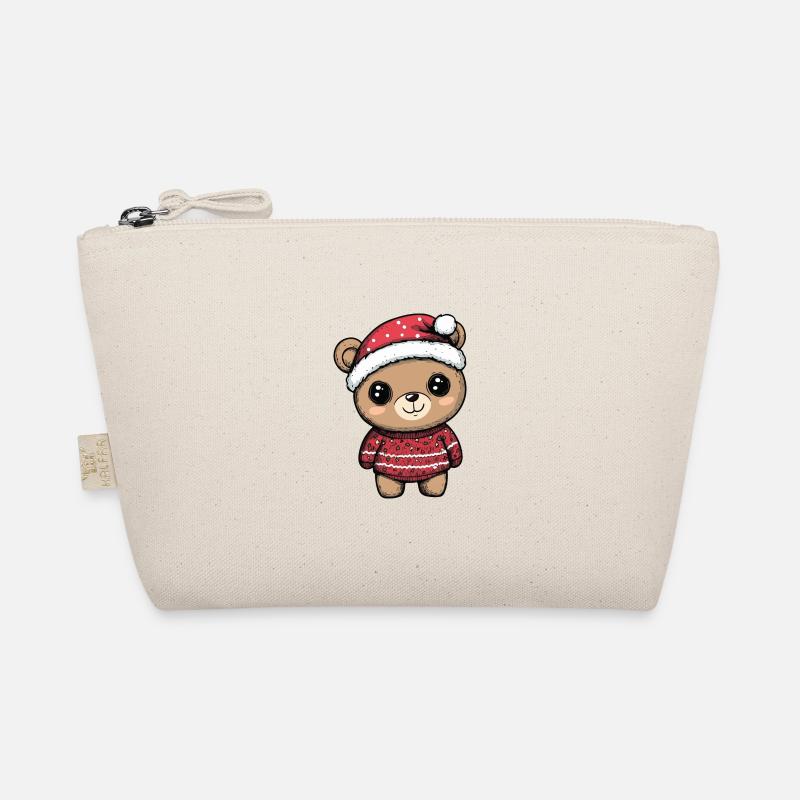 Bär Weihnachten Comic Bio-Täschchen