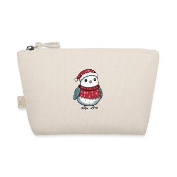 Dove Bird Christmas Comic - Organic Pouch - nature - Front