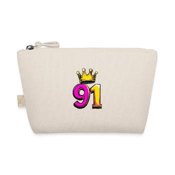 91 Number Crown - Organic Pouch - nature - Front