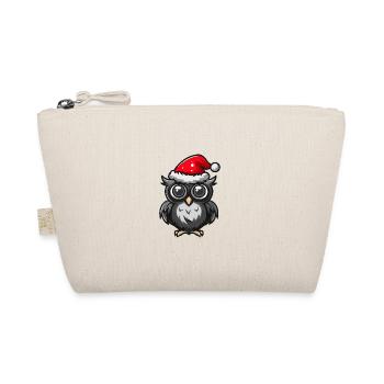 Owl Christmas - Organic Pouch - nature - Front