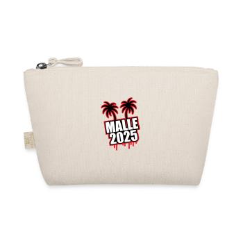Malle 2025 Schrift - Bio-Täschchen - Natur - Vorne