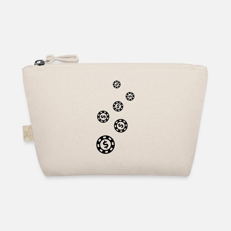 Poker Chip Icon Organic Pouch
