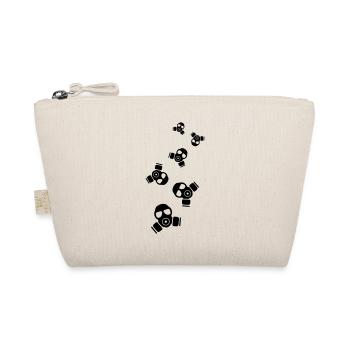 Gas mask symbol - Organic Pouch - nature - Front