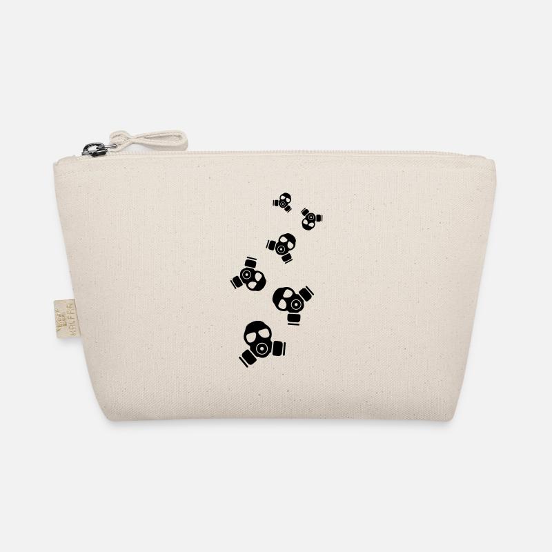 Gasmaske Symbol Bio-Täschchen