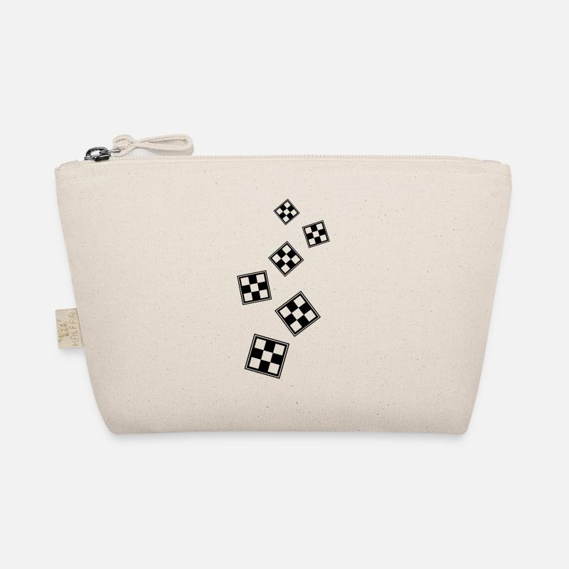 Schachbrett symbol Bio-Täschchen