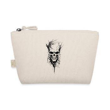 Skull Skull Halloween Horror Death Punk - Organic Pouch - nature - Front