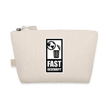 fast geschafft - Bio-Täschchen - Natur - Vorne