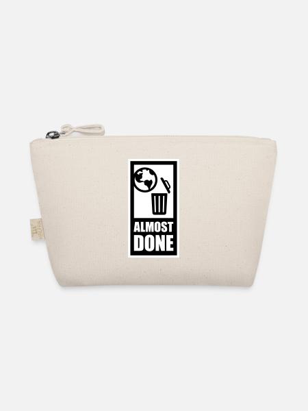 almost done - Organic Pouch - nature - Front
