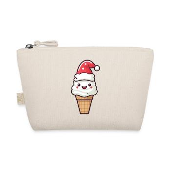 Eis Weihnachten Lecker - Bio-Täschchen - Natur - Vorne