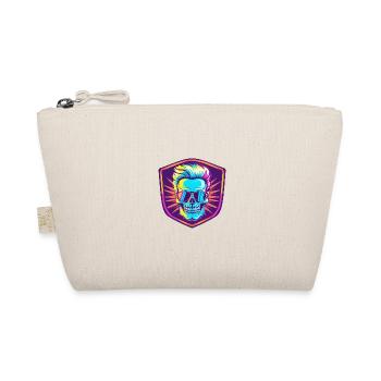 Punk Skull Party - Organic Pouch - nature - Front