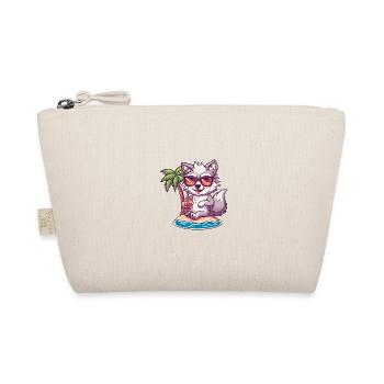Wolf Summer Beach Comic - Organic Pouch - nature - Front