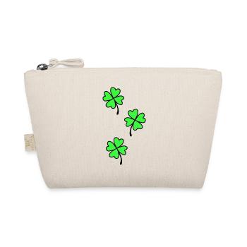 Happiness Shamrock - Organic Pouch - nature - Front
