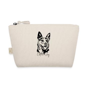 CATTLE DOG Hunde Portrait Hund Wilsigns - Organic Pouch - nature - Front
