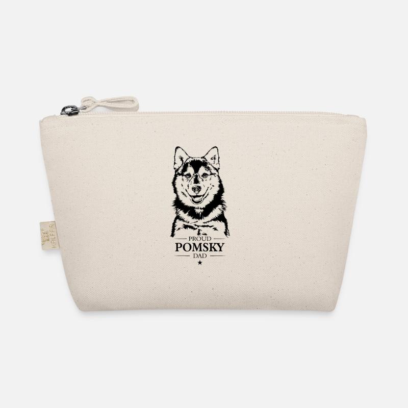 Pomsky Dad Hunde Hund Wilsigns Bio-Täschchen