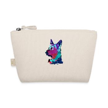 german shepherd, dog, graffiti, German shepherd, - Organic Pouch - nature - Front