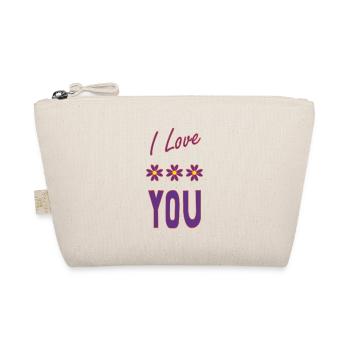 PAAR. ICH HABE GERADE GEHEIRATET. Junggesellinnenabschied. HEILIGER VALENTINSTAG. MARIES - Bio-Täschchen - Natur - Vorne