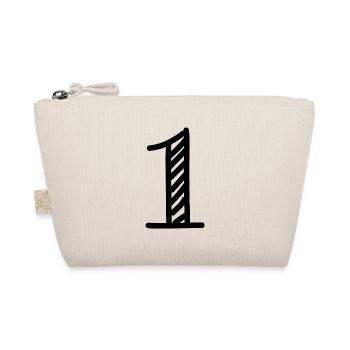 1. 1 JAHR. 1. JAHRESTAG. GEBURTSTAG 1 JAHR. - Bio-Täschchen - Natur - Vorne