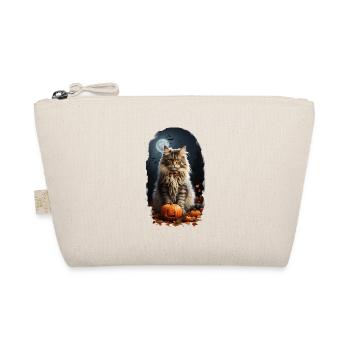 Norwegian Forest Cat Halloween - Organic Pouch - nature - Front