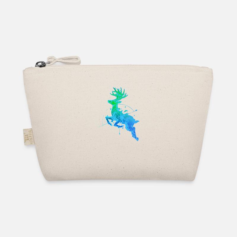 Deer with compass Organic Pouch