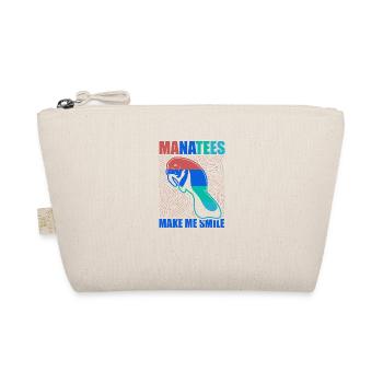 Cute Manatee Ironic Saying Sea Animal Wildlife - Organic Pouch - nature - Front