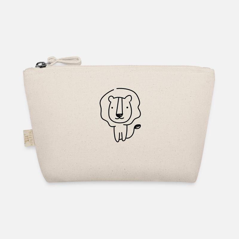 Silhouette artistique simple en forme de lion, Trousse biologique