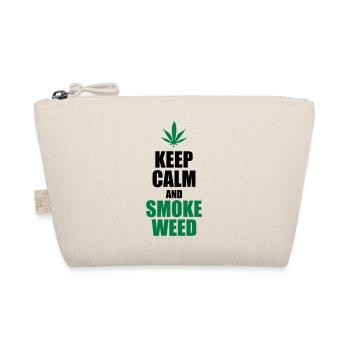 Keep Calm and Smoke Weed - Organic Pouch - nature - Front