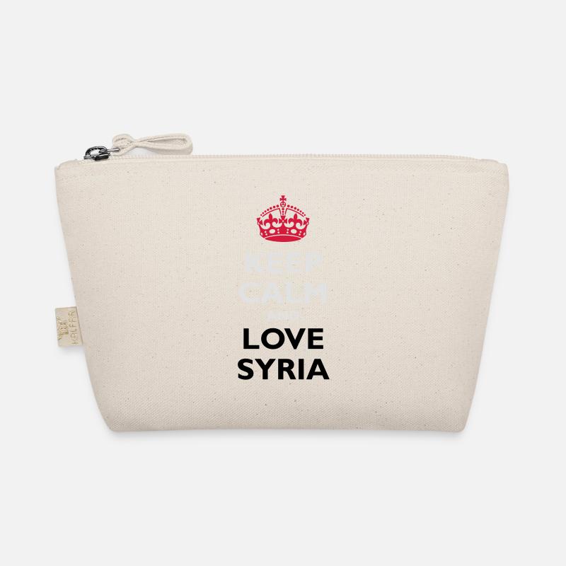 Keep Calm & Love Syria Bio-Täschchen