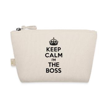 Keep calm I'm the BOSS - Trousse biologique - nature - Devant