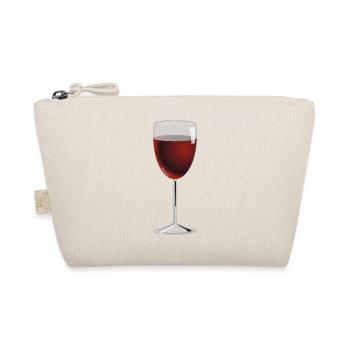 Wein Glas - Bio-Täschchen - Natur - Vorne