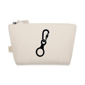 Karabiner Abseilachter 2 - Bio-Täschchen - Natur - Vorne