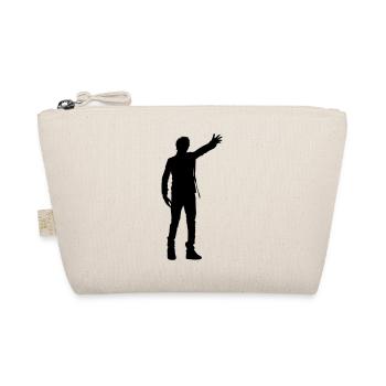 Man body Silhouette vector design - Organic Pouch - nature - Front