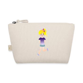 runner running run jogging jogging sprinter45 - Organic Pouch - nature - Front