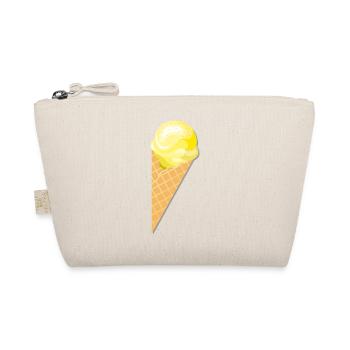 Scoop d'idée cadeau de la crème glacée à la vanille - Trousse biologique - nature - Devant