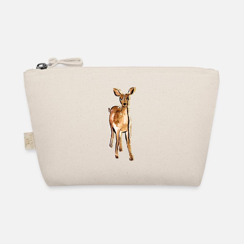 Cerf mignon dessiné à la main Trousse biologique