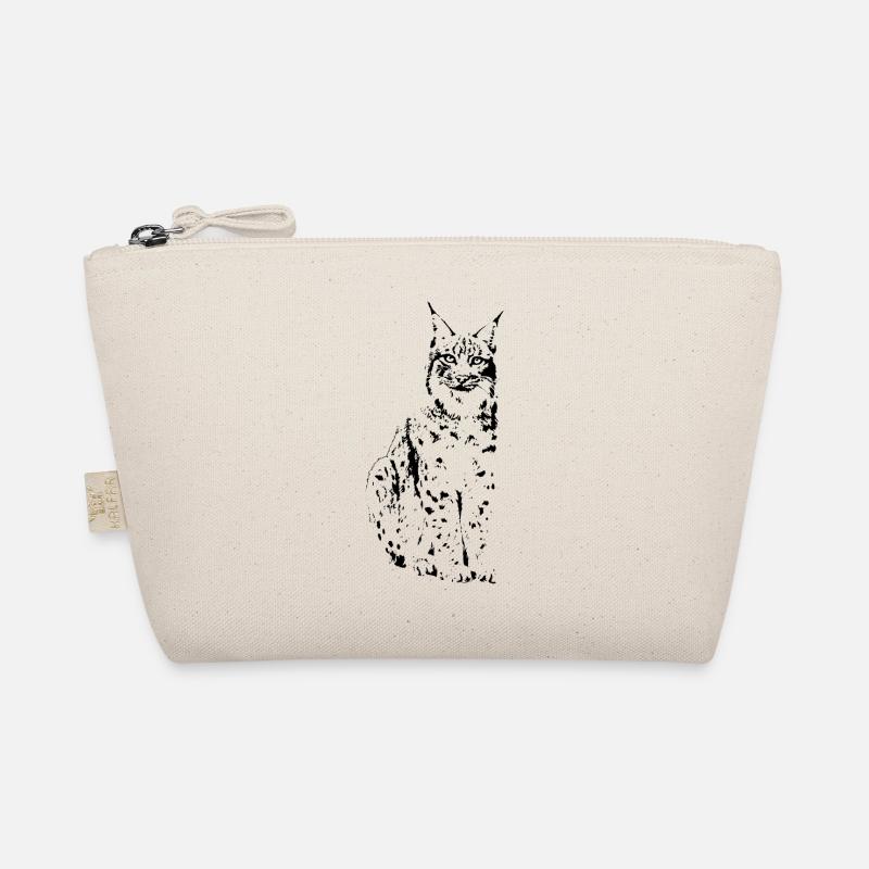 luchs lynx cougar wild cat katze raubtier löwe Bio-Täschchen