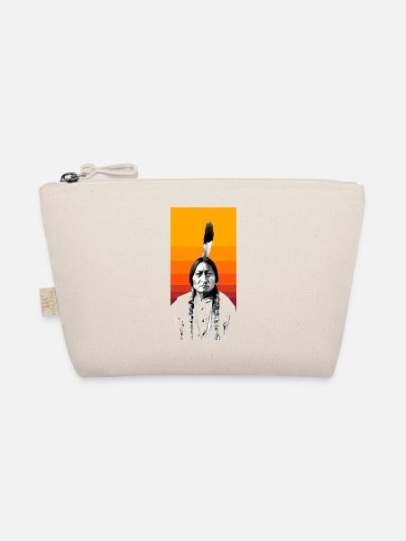 Sitting Bull - Bio-Täschchen - Natur