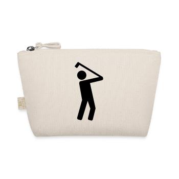 Golf player - Organic Pouch - nature - Front