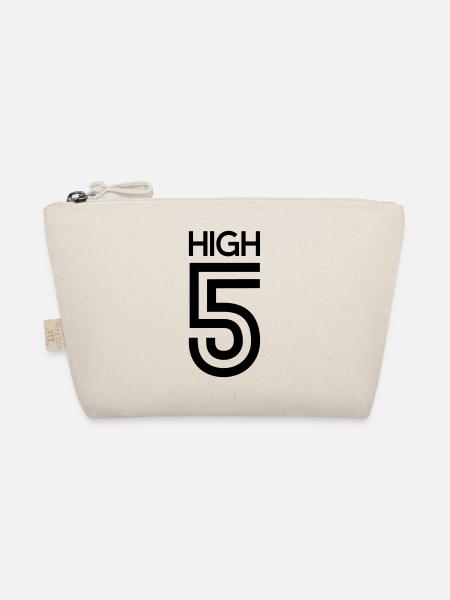 high_5_f1 - Bio-Täschchen - Natur - Vorne