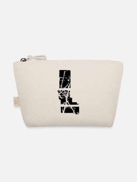 L letter - Organic Pouch - nature - Front
