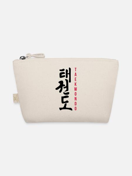 Taekwondo / Taekwondoin / Tae Kwo Do / Kampfkünste - Bio-Täschchen - Natur - Vorne