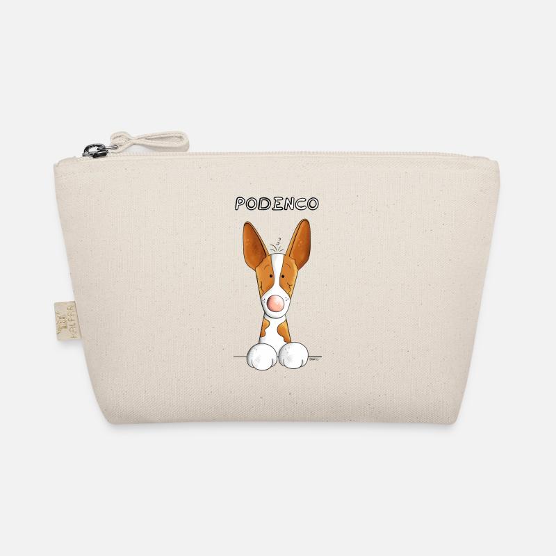 Abenteuerlustiger Podenco Bio-Täschchen