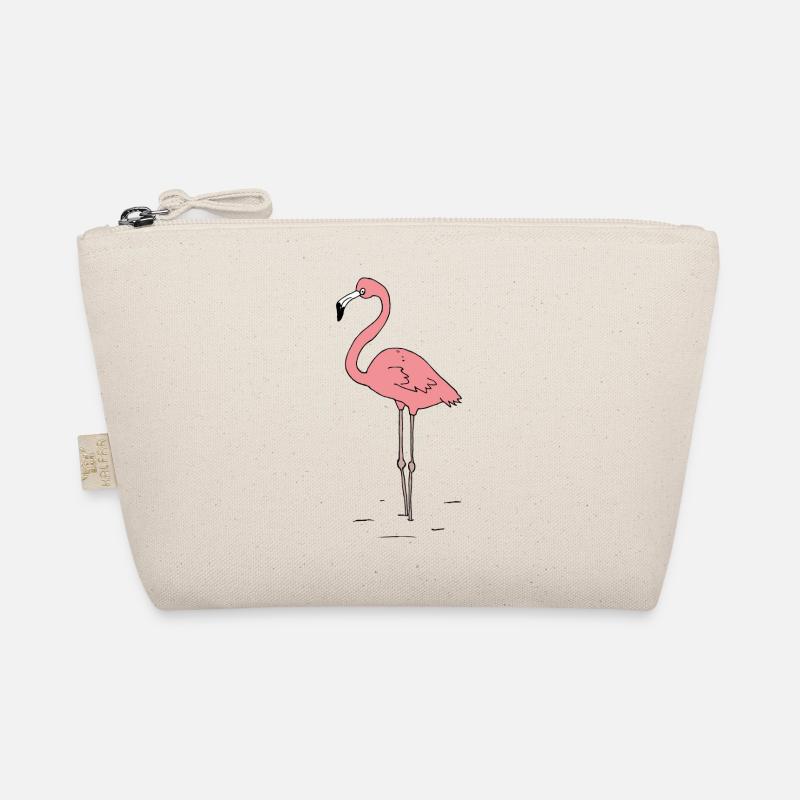 Flamingo - Bio-Täschchen - Natur