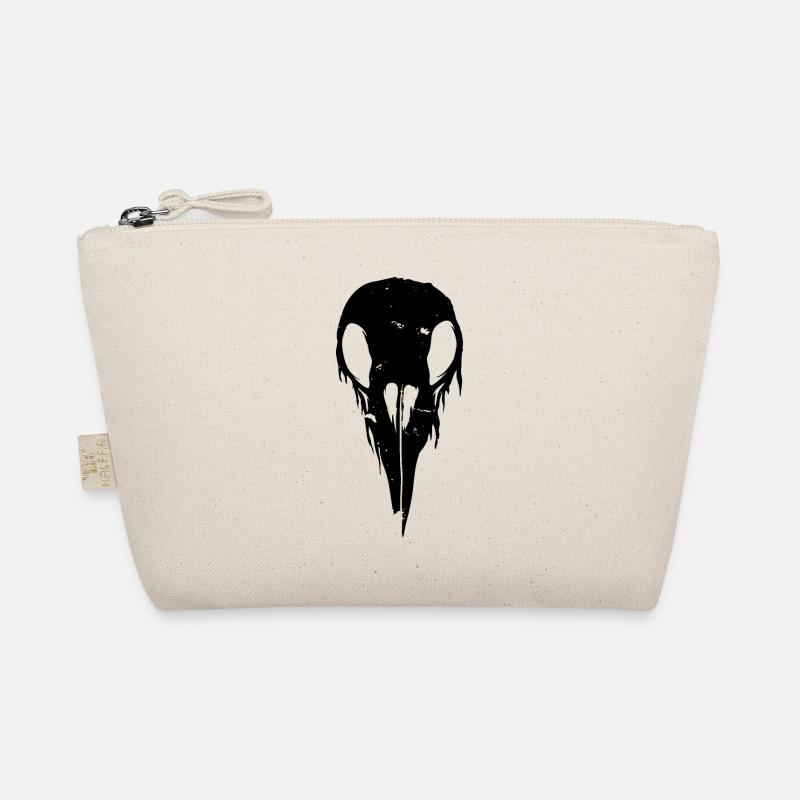 StoneRav3n Skull I S4R - Bio-Täschchen - Natur