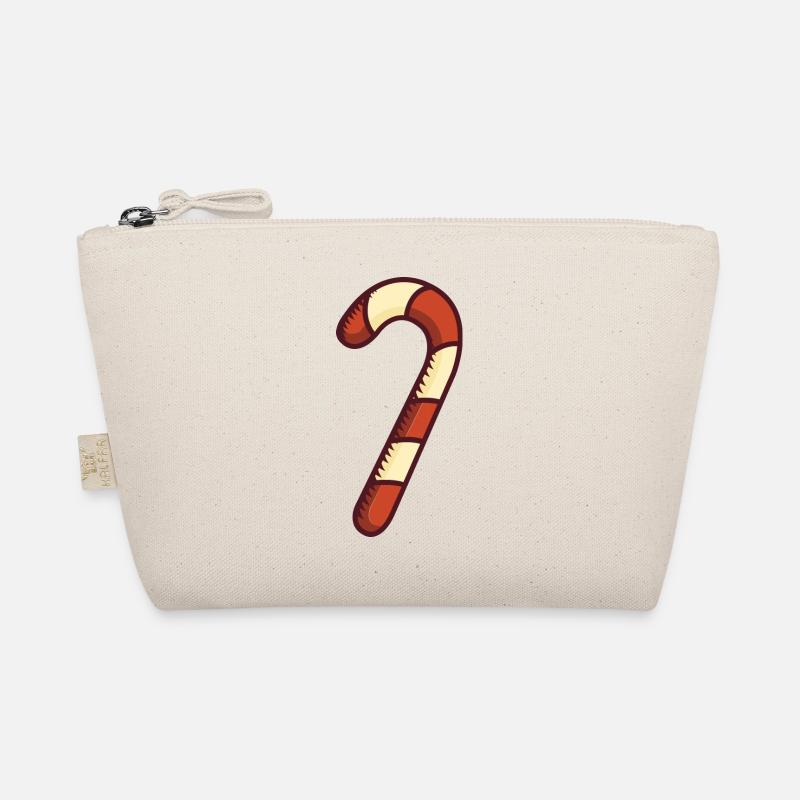 Christmas Candy Cane Organic Pouch
