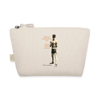 Fight Antigypsyism Johann Rukeli Trollmann - Organic Pouch - nature - Front