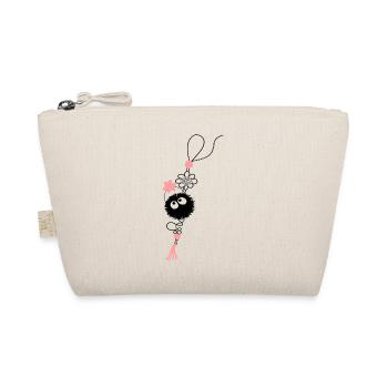 Gri gri porte bonheur charbon - Trousse biologique - nature - Devant