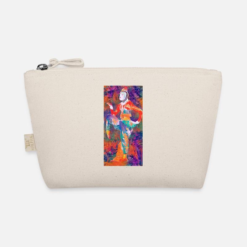 Asiatische Figur Bio-Täschchen