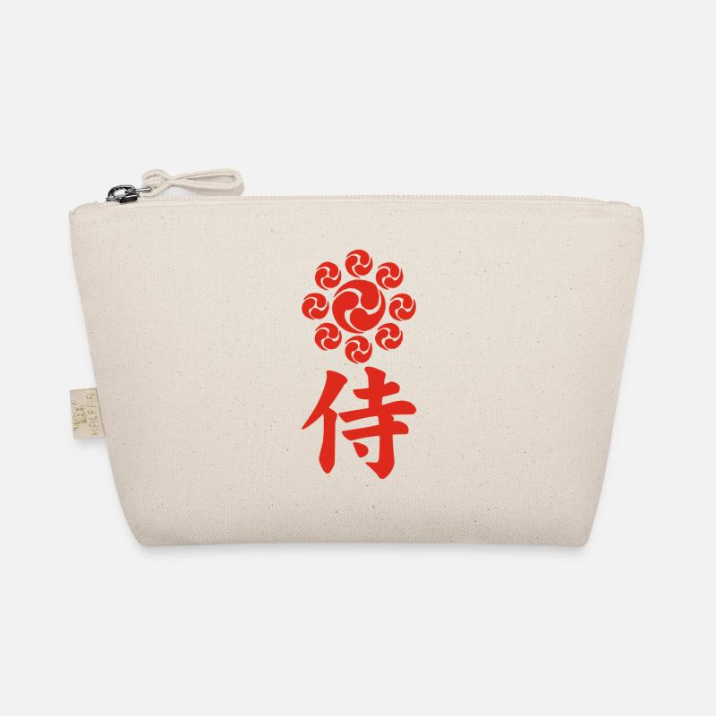 Emblème samouraï du clan Uesugi (rouge) - Trousse biologique - nature